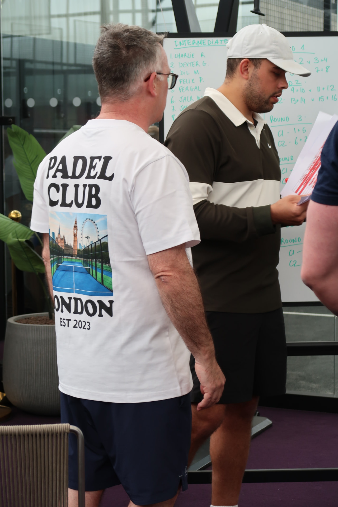 Players at a Padel Club London event